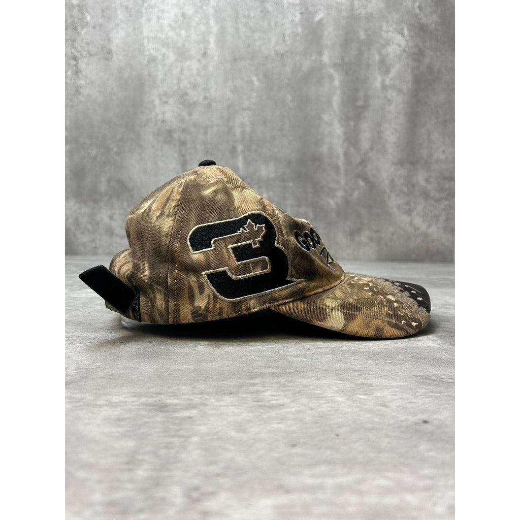 Vintage Goodwrench Racing Embroidered Nascar Tree Camo Strapback Hat OSFA
