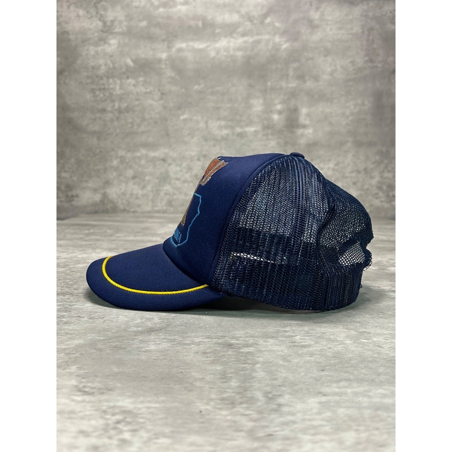 Vintage 80s/90s Pennsylvania Destination Graphic Trucker Snapback Hat OSFA