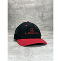 Vintage 90s Lexus Embroidered Logo Two Tone Snapback Hat OSFA Black/Red