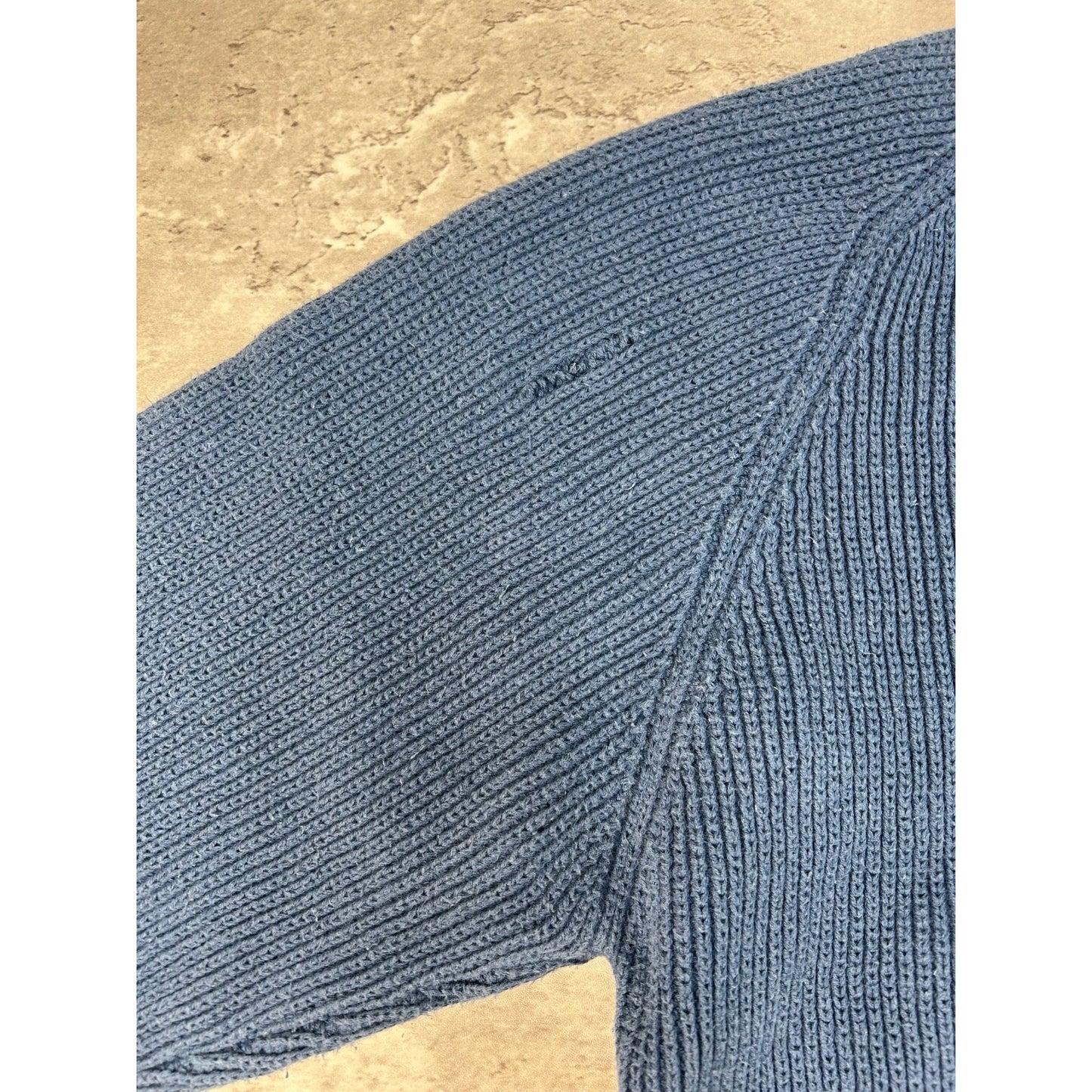 Vintage 90s Eddie Bauer Solid Ribbed Pullover Knit Sweater Size Large