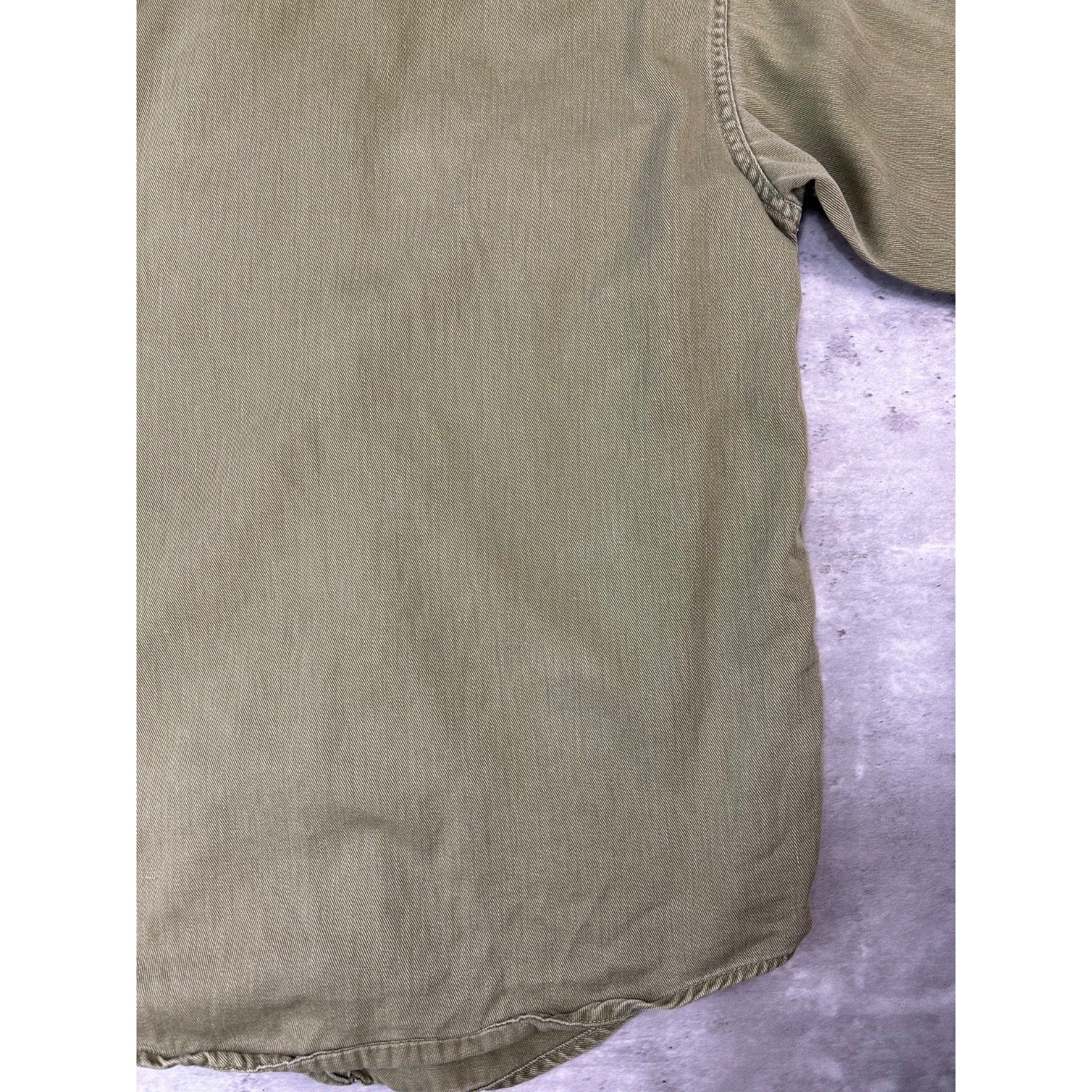 VTG 1950s Boy Scouts Of America Sanforized Patched Button Up Shirt Size Small