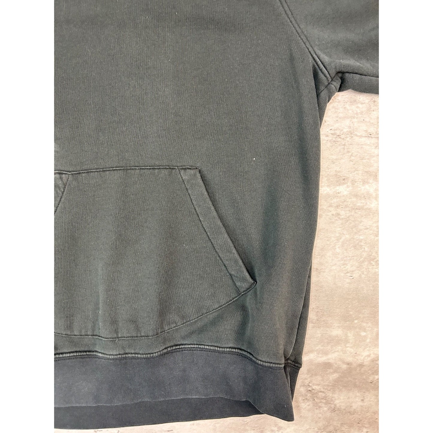 Vintage Nike Embroidered Mini Swoosh Hooded Sweatshirt Size Large Black