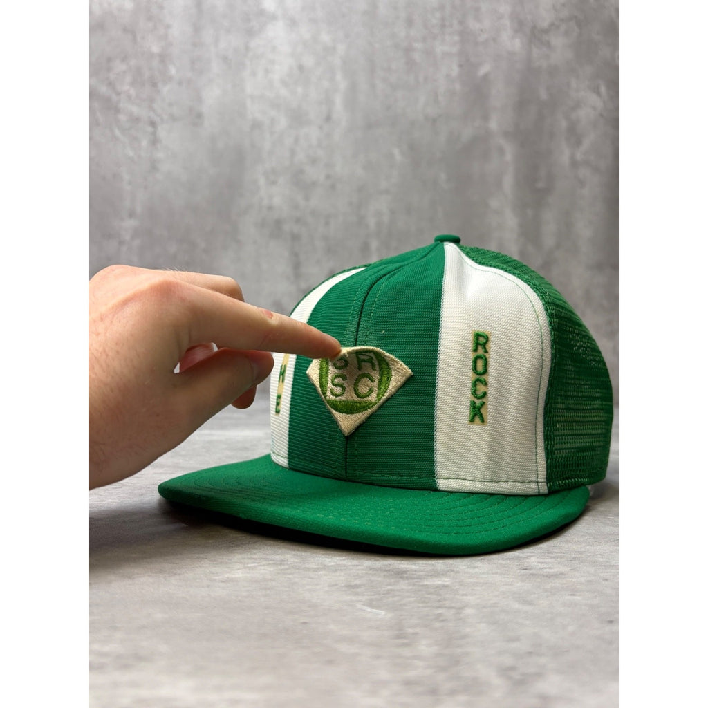 Vintage SRSC The Rock Two Tone Trucker Snapback Hat OSFA