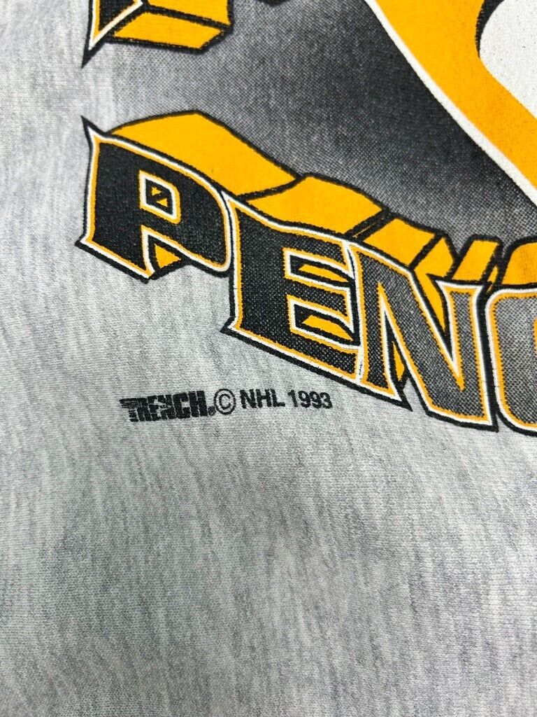 Vintage 1993 Pittsburgh Penguins NHL Reverse Weave Hockey Sweatshirt Size XL