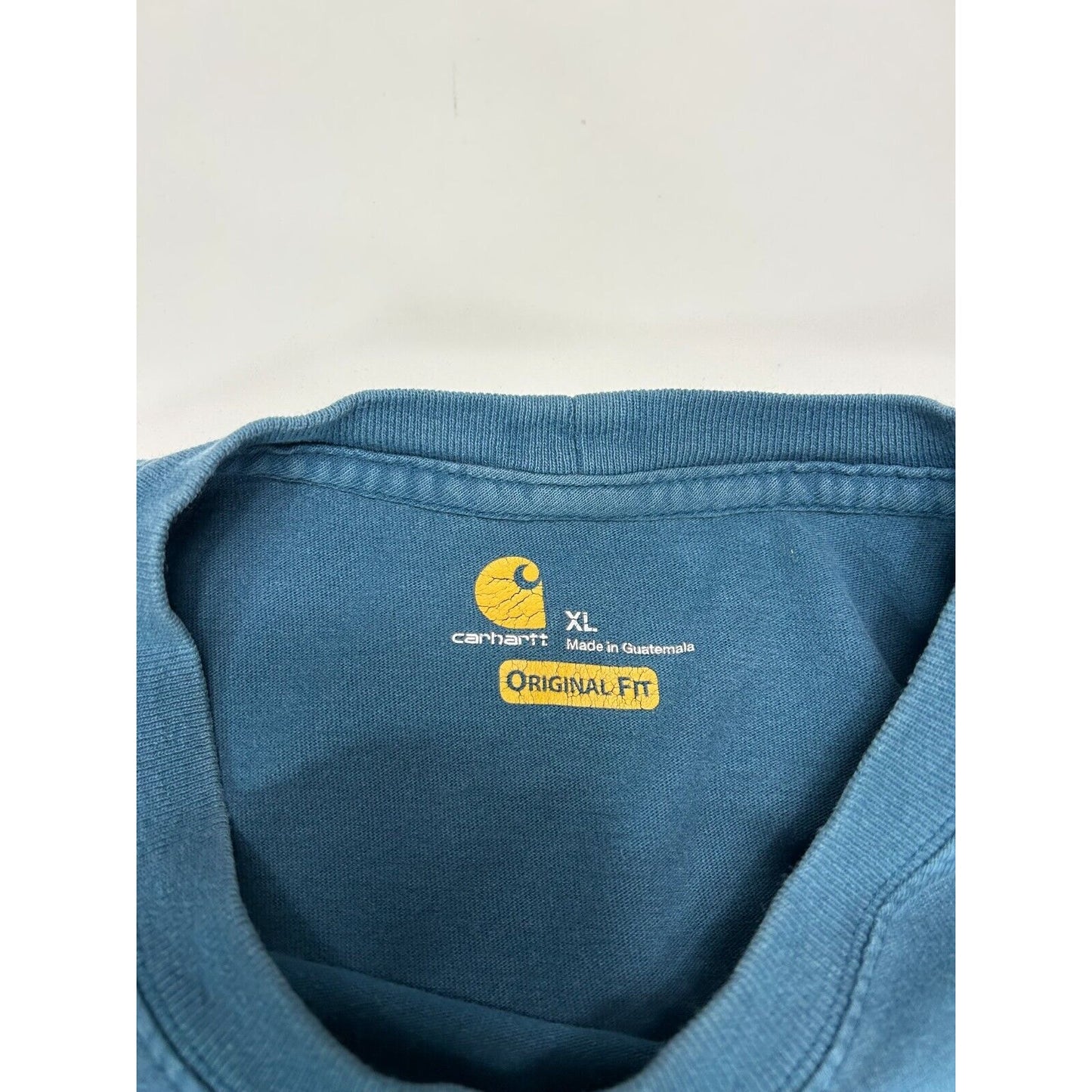 Carhartt Original Fit Embroidered Patch Pocket Workwear T-Shirt Size XL