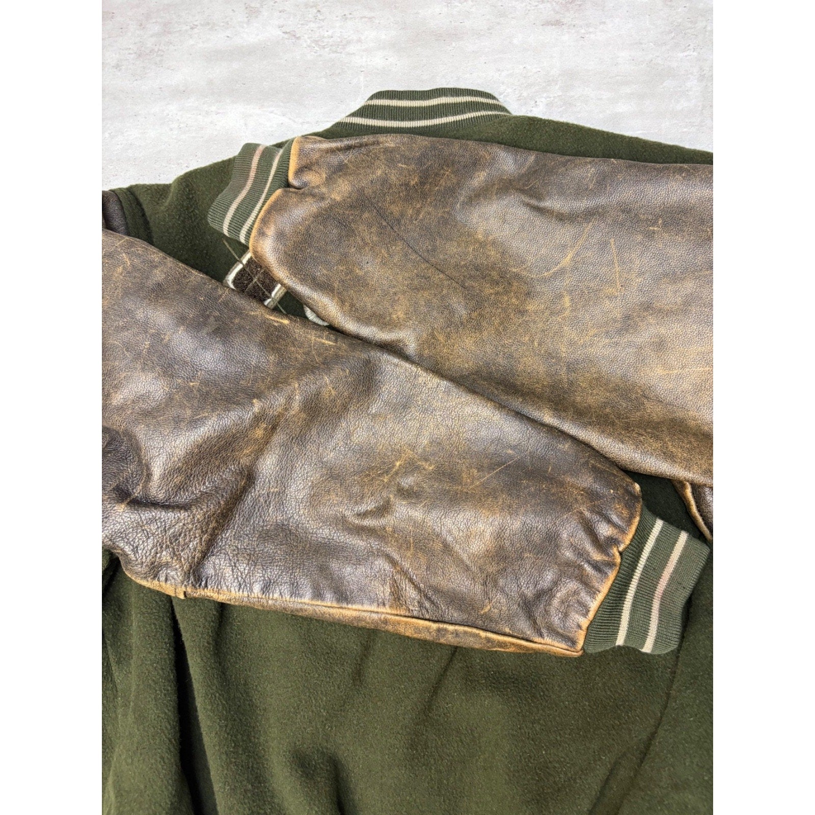 Vintage 90s Chevignon Winter Embroidered Spellout Varsity Bomber Jacket Size XL