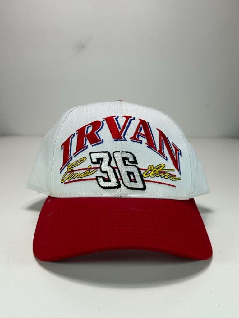 Vintage 90s Ernie Irvan #36 Nascar Skittles Embroidered Snapback Hat OSFA