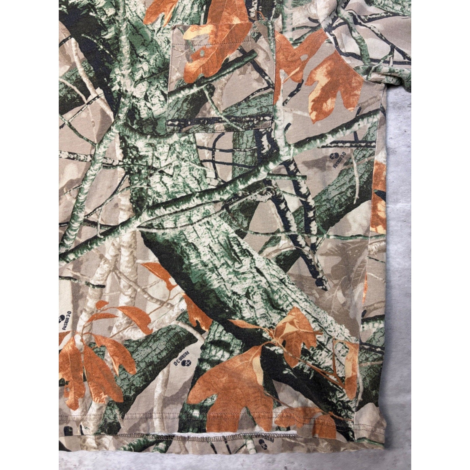 Vintage Outfitters Ridge 3D Fusion Hunting Camo Long Sleeve T-Shirt Size 2XL