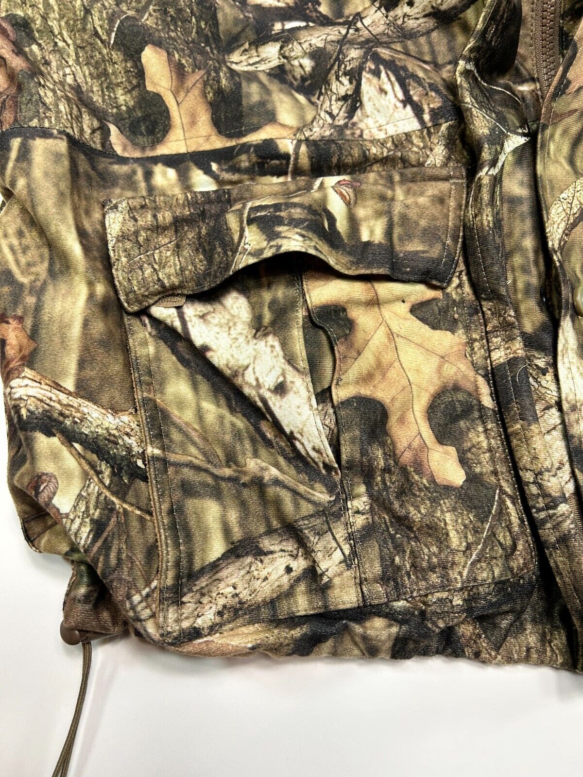 Redhead Breakup Infinity Camo Hooded Mesh Lined Hunting Jacket Size Large