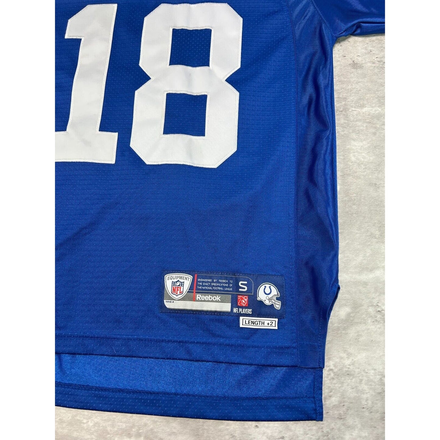 Peyton Manning #18 Indianapolis Colts NFL Reebok Football Jersey Size Small