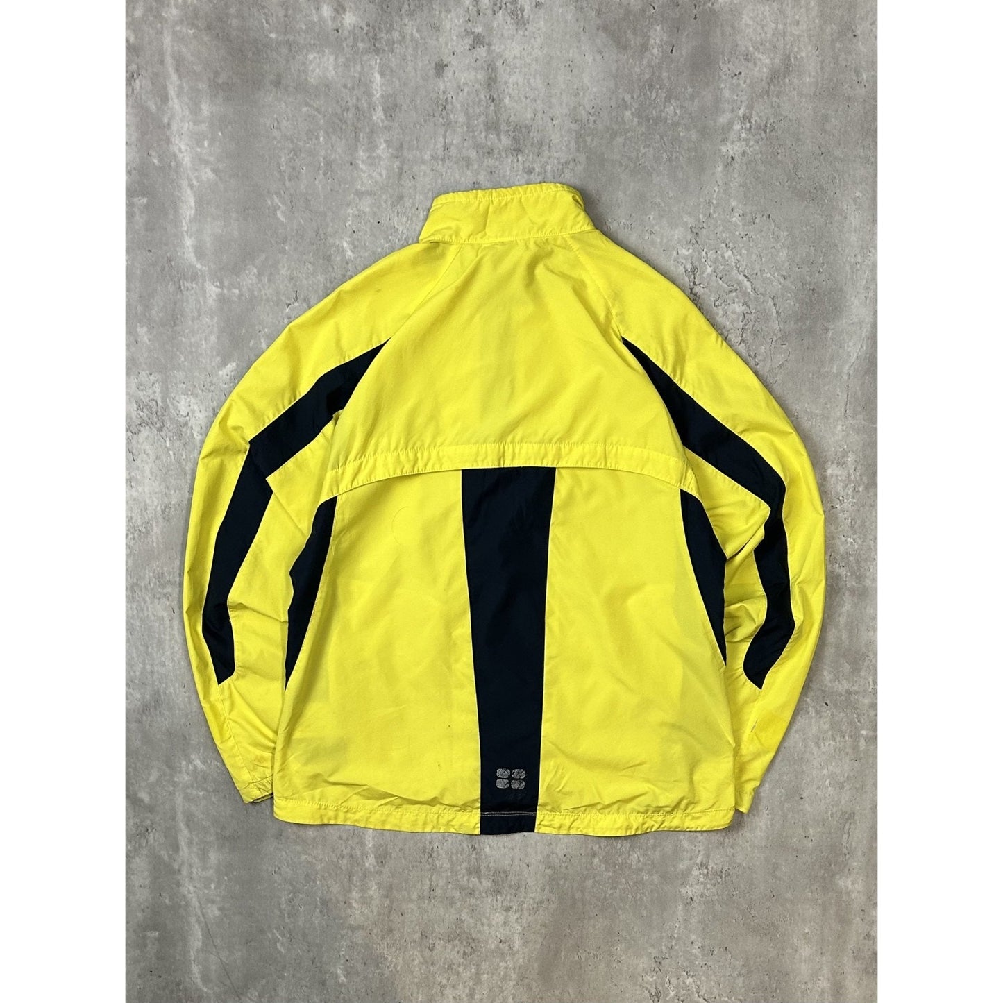 Vintage 2000s Nike Embroidered Swoosh Two Tone Windbreaker Jacket Medium YOUTH