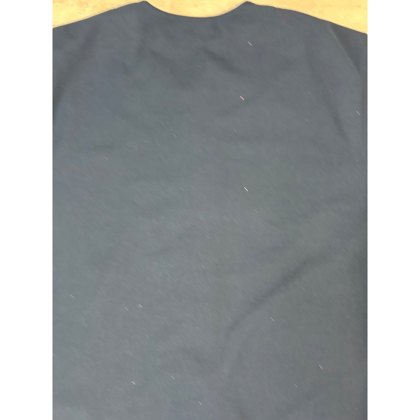 New York Yankees MLB Tailsweep Spellout Baseball Jersey Size XL Blue