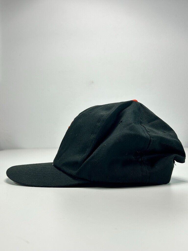 Vintage 90s San Fransisco Giants MLB Embroidered Logo Snapback Hat OSFA Black