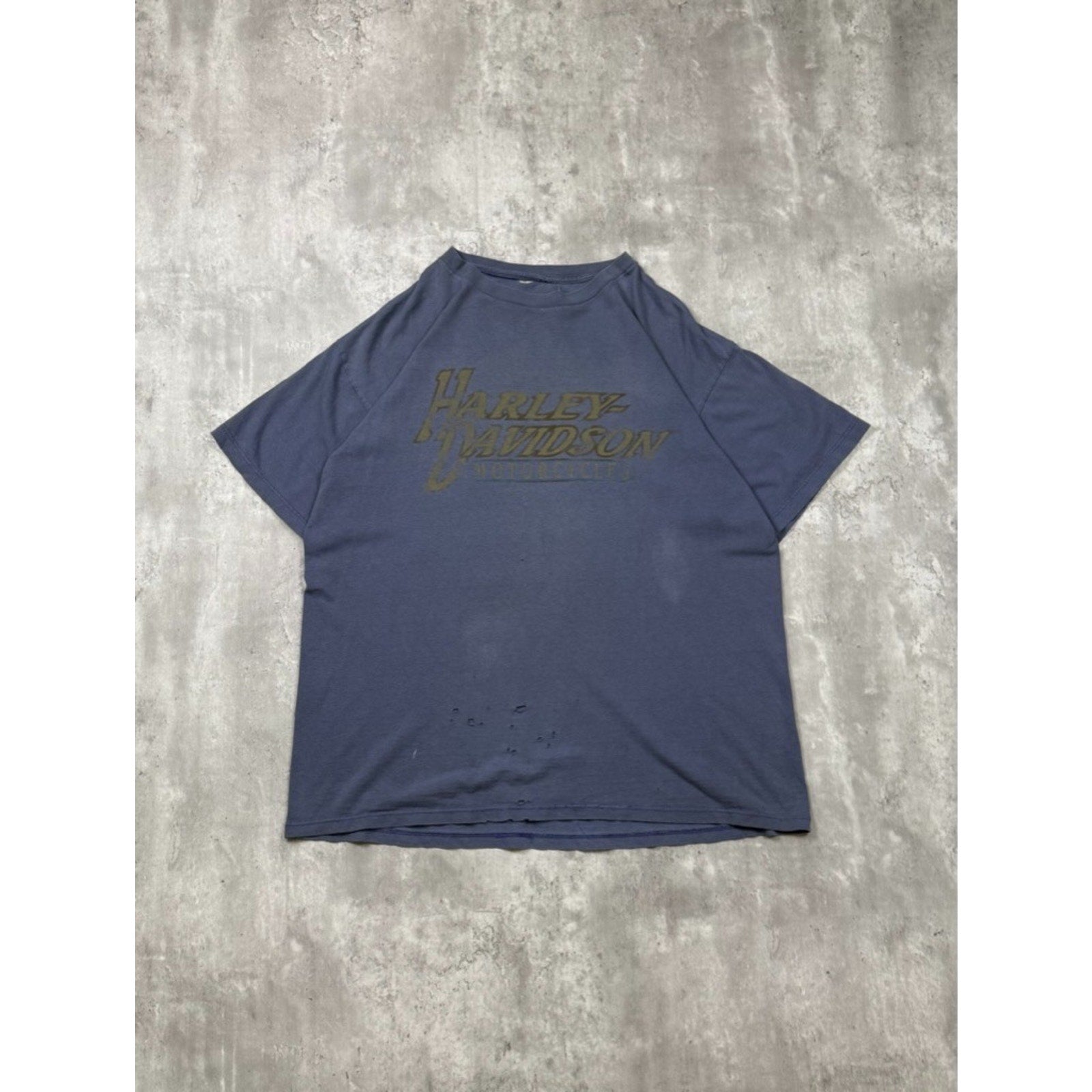 Vintage 90s Harley Davidson Cycle World Graphic Spellout T-Shirt Size XL
