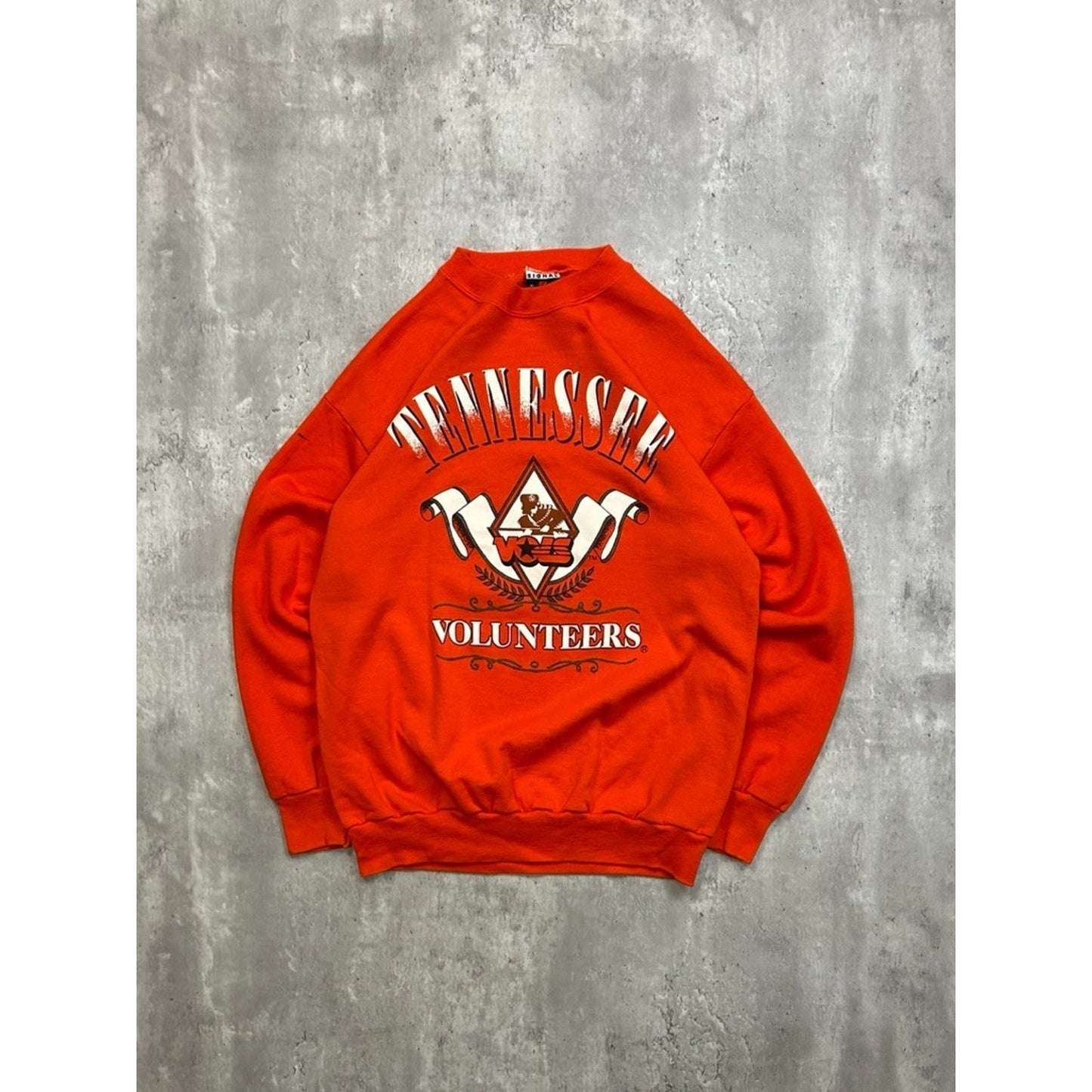 Vintage 90s Tennessee Volunteer NCAA Spellout Graphic Sweatshirt Size XL