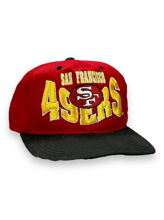 Vintage 90s San Fransisco 49ers Embroidered Block Letter Snapback Hat OSFA