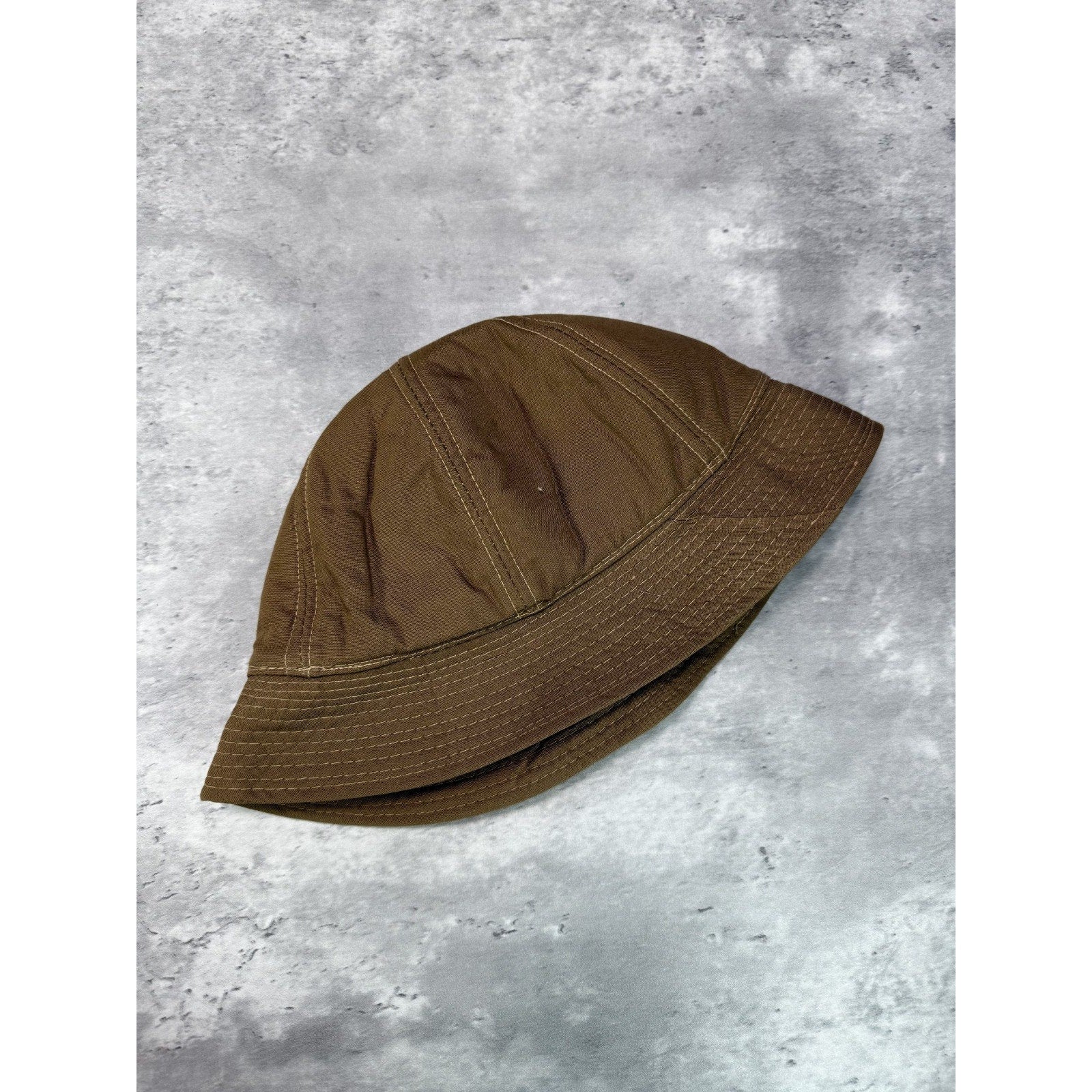 Vintage 80s/90s Canvas Insulated Bucket Hat OSFA Beige