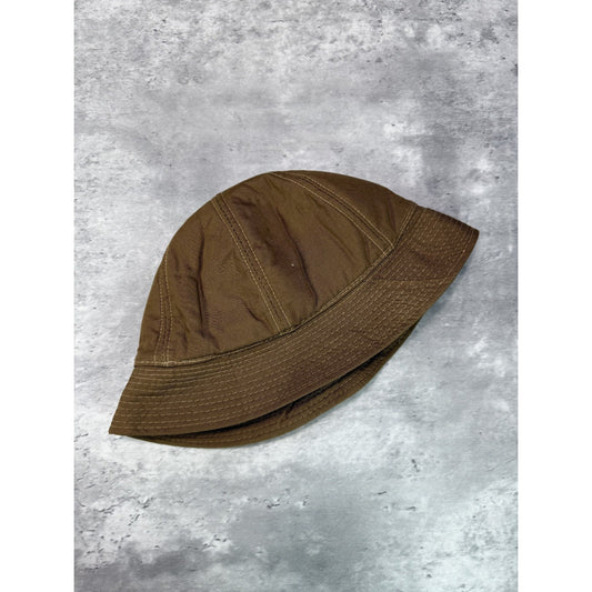 Vintage 80s/90s Canvas Insulated Bucket Hat OSFA Beige