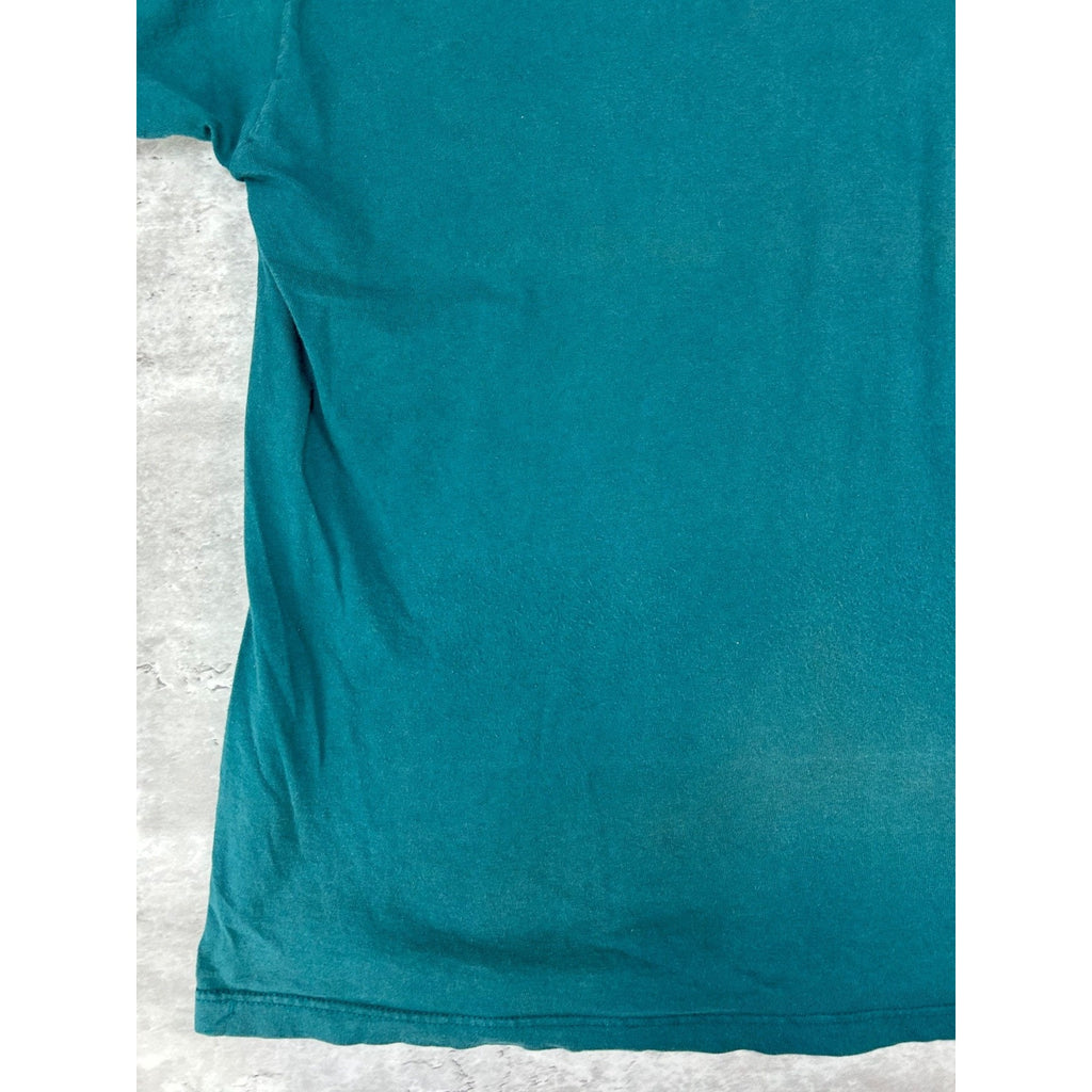 Vintage 90s Starter Classic Retro Logo T-Shirt Size Large Green