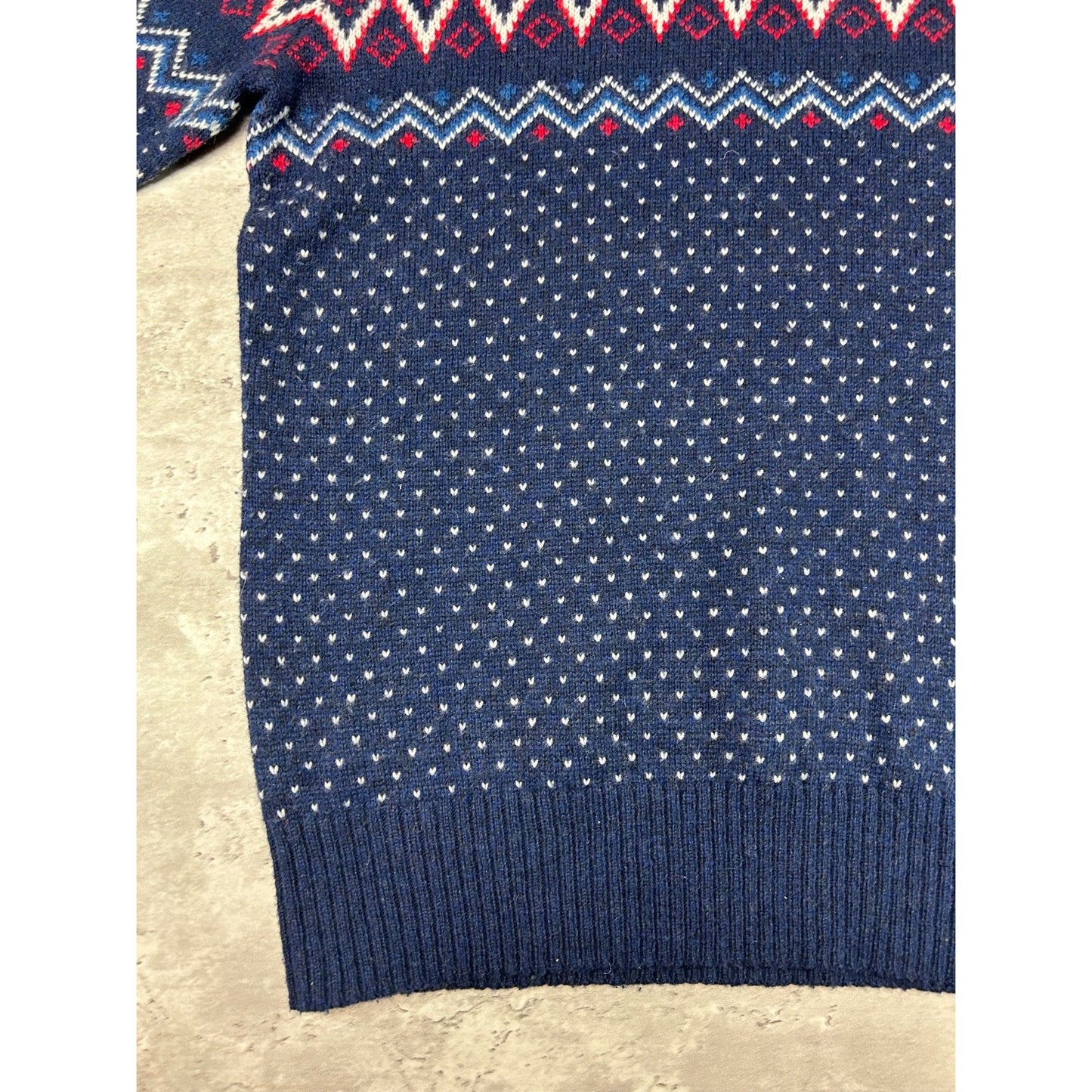 Vintage Urban Pipeline Geometric Striped Pullover Knit Sweater Size Medium