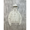 Vintage 2000s Nike Embroidered Logo 1/2 Zip Hooded Sweatshirt Size Medium YOUTH