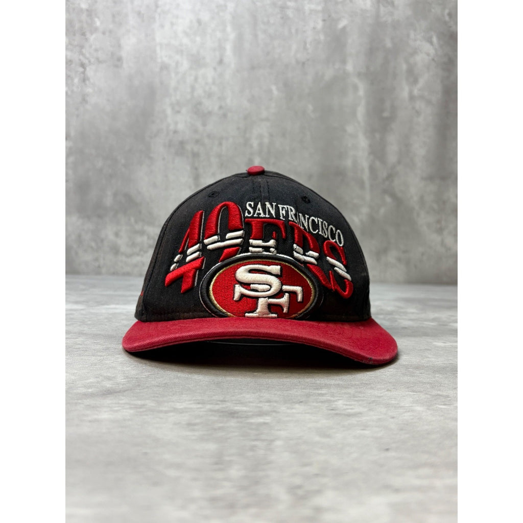 Vintage San Francisco 49ers NFL Embroidered Logo Spellout Snapback Hat OSFA