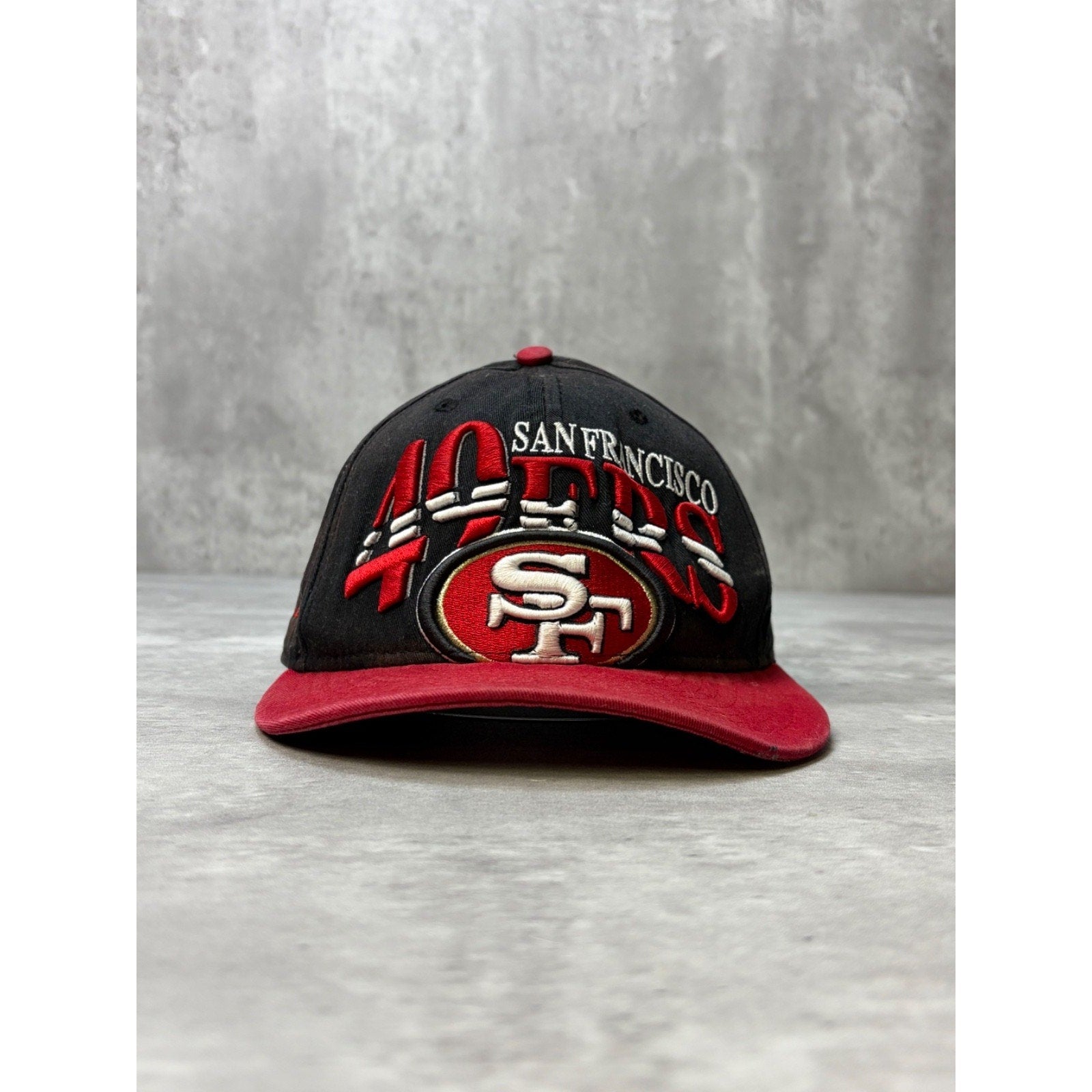 Vintage San Francisco 49ers NFL Embroidered Logo Spellout Snapback Hat OSFA
