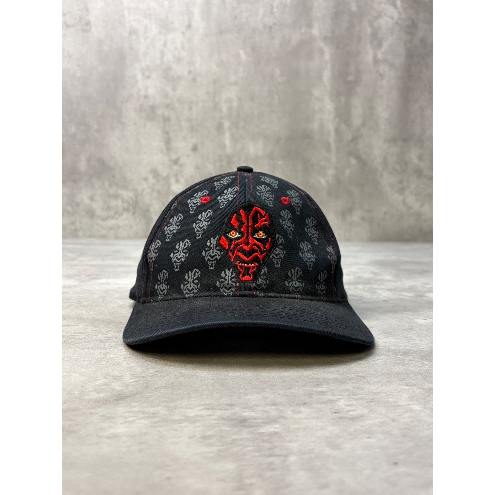 Vintage Darth Maul Star Wars Character Graphic Snapback Hat OSFA