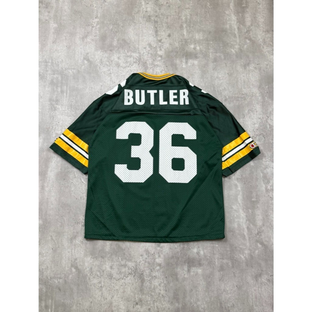 Vintage LeRoy Butler #36 Green Bay Packers NFL Champion Football Jersey Sz Small
