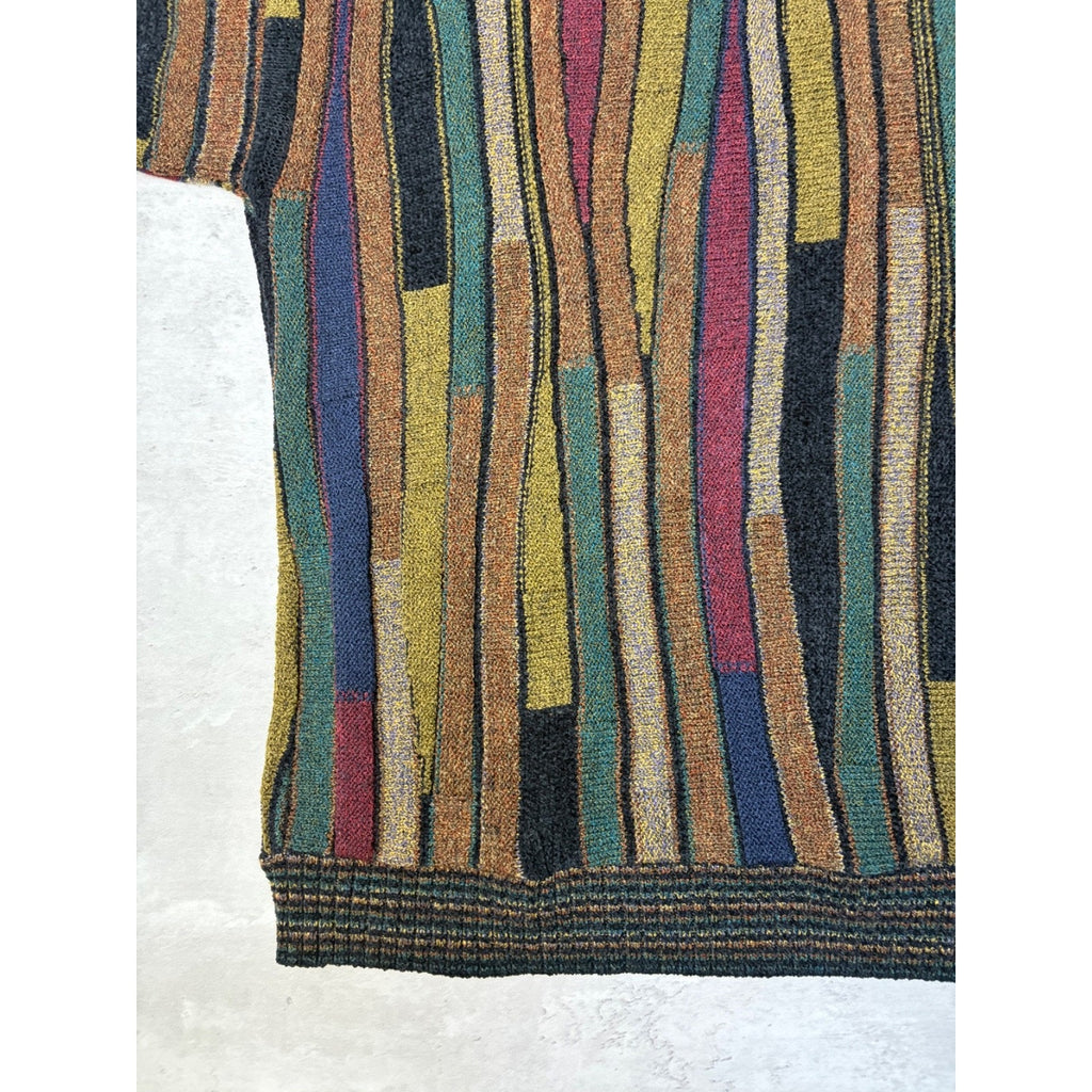 Vintage Protege Geometric Pattern Knit Sweater Size XL