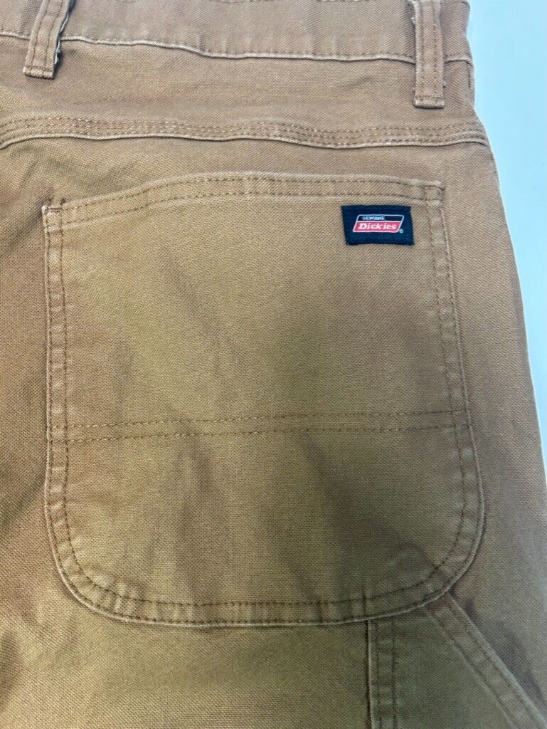 Dickies Canvas Workwear Carpenter Pants Size 38 Brown