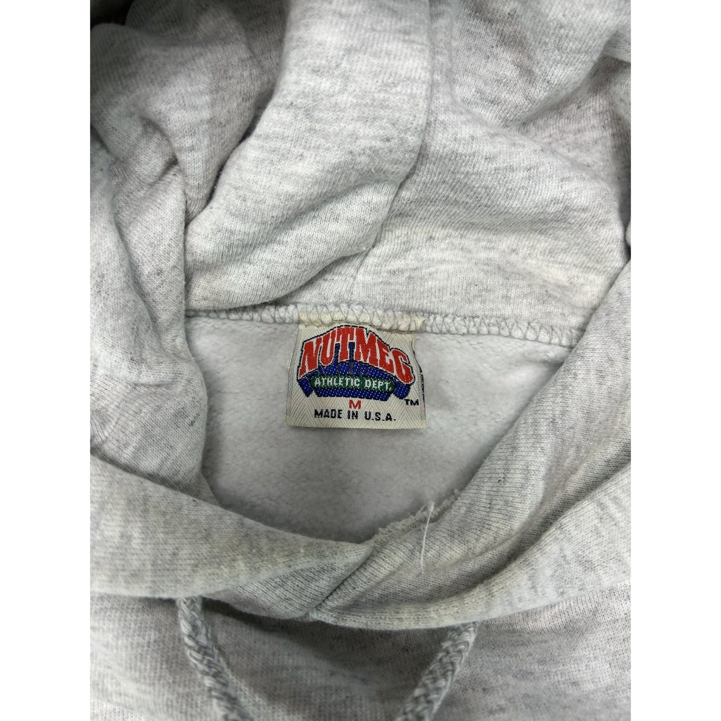 Vintage 90s Boston Bruins NHL Embroidered Logo Hooded Sweatshirt Size Medium