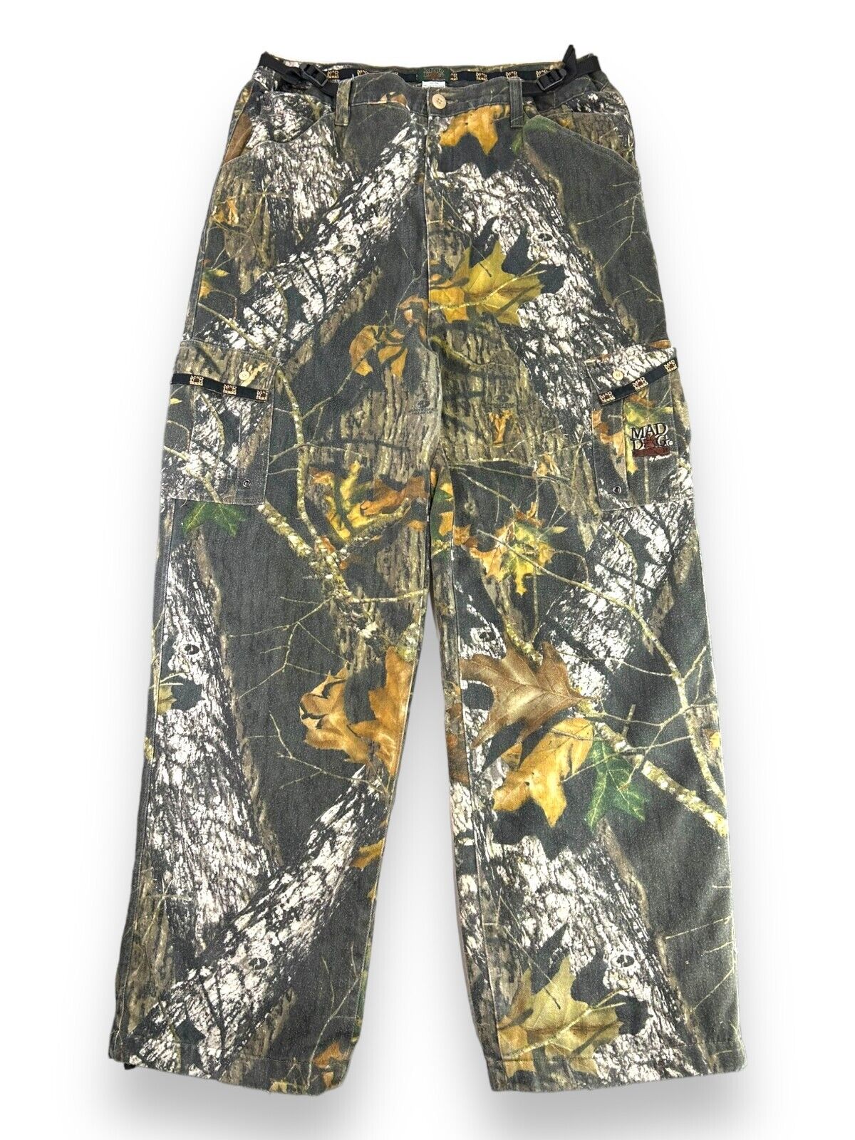 Vintage Mad Dog Gear Scentlok Mossy Oak Breakup Camo Hunting Pants Size 39