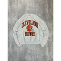 Vintage 90s Cleveland Browns NFL Graphic Spellout Football Sweatshirt Sz Medium