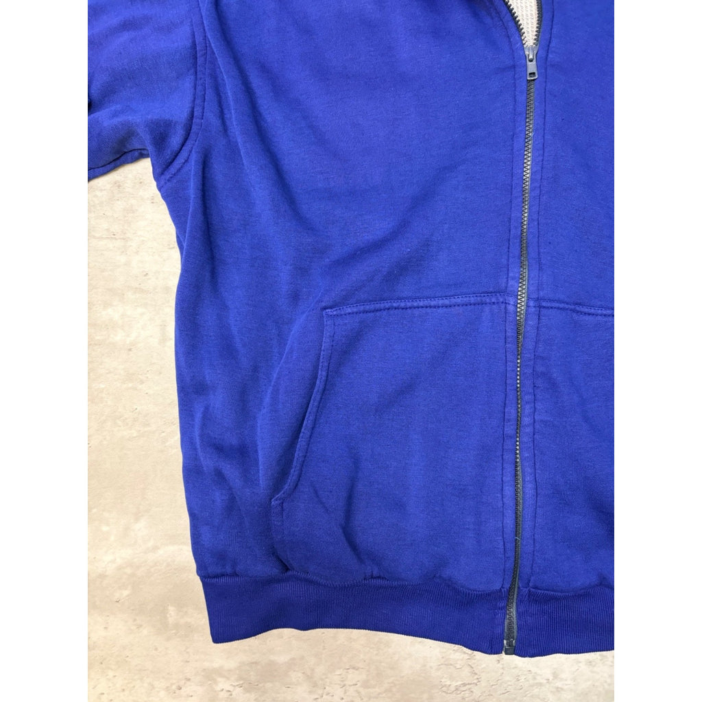 VTG 80s Grand Banks Outfitters Thermal Lined Full Zip Hooded Sweatshirt Size 2XL
