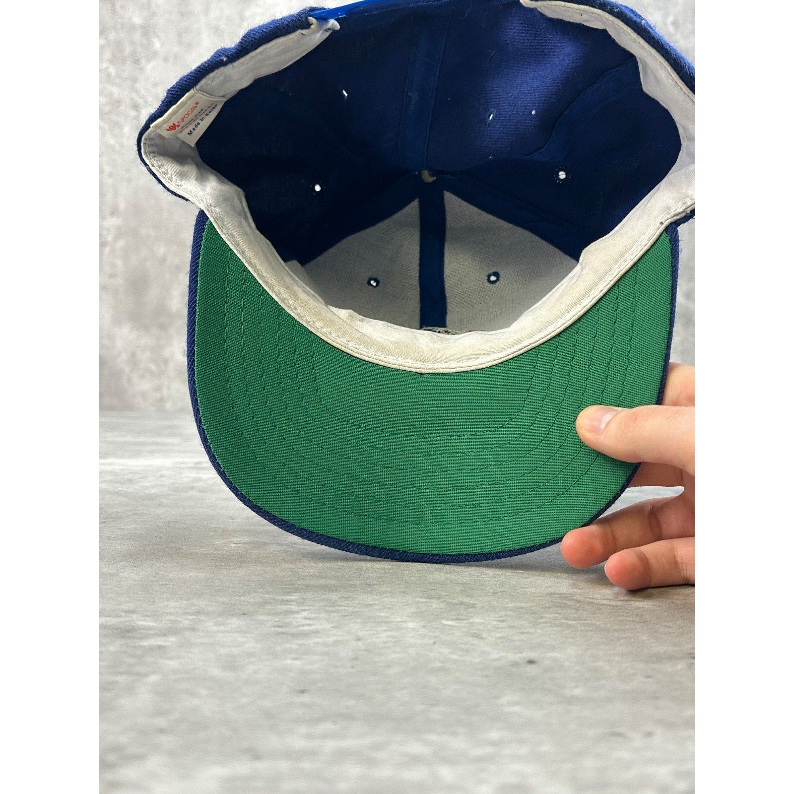 Vintage 90s Disney Mickey Mouse Embroidered Baseball Snapback Hat OSFA