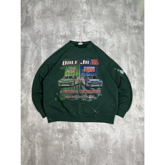 Vintage Dale Earnhardt Jr. #88 Nascar Racing Graphic Sweatshirt Size XL