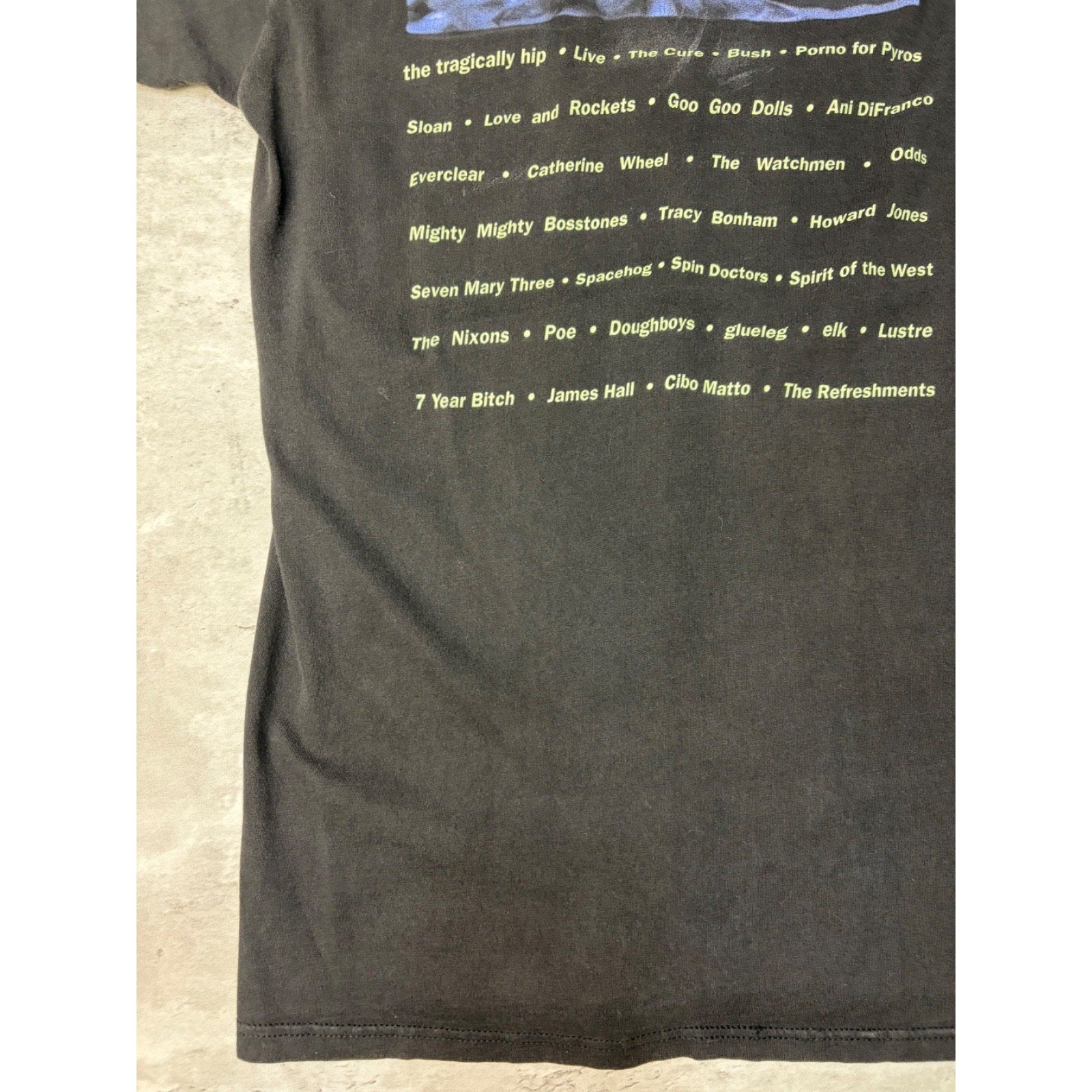 Vintage 1996 Eden Music Fest Alternative Rock Music Band T-Shirt Size