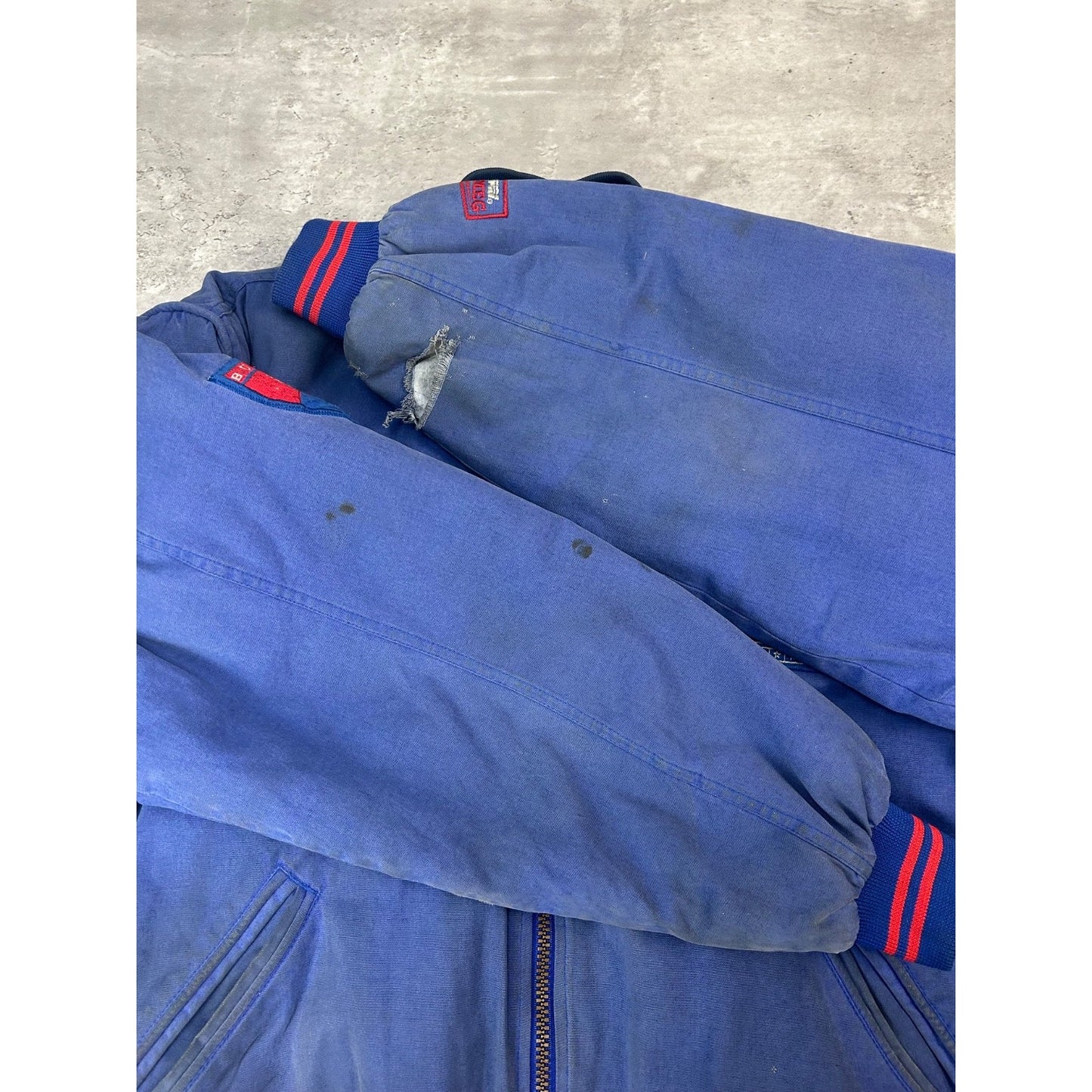 Vintage 90s Buffalo Bills NFL Embroidered Insulated Bomber Jacket Size XL