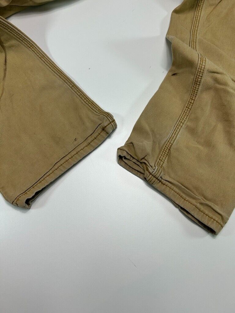 Carhartt Relaxed Fit Canvas Work Wear Five Pocket Pants Pants Size 30W Beige