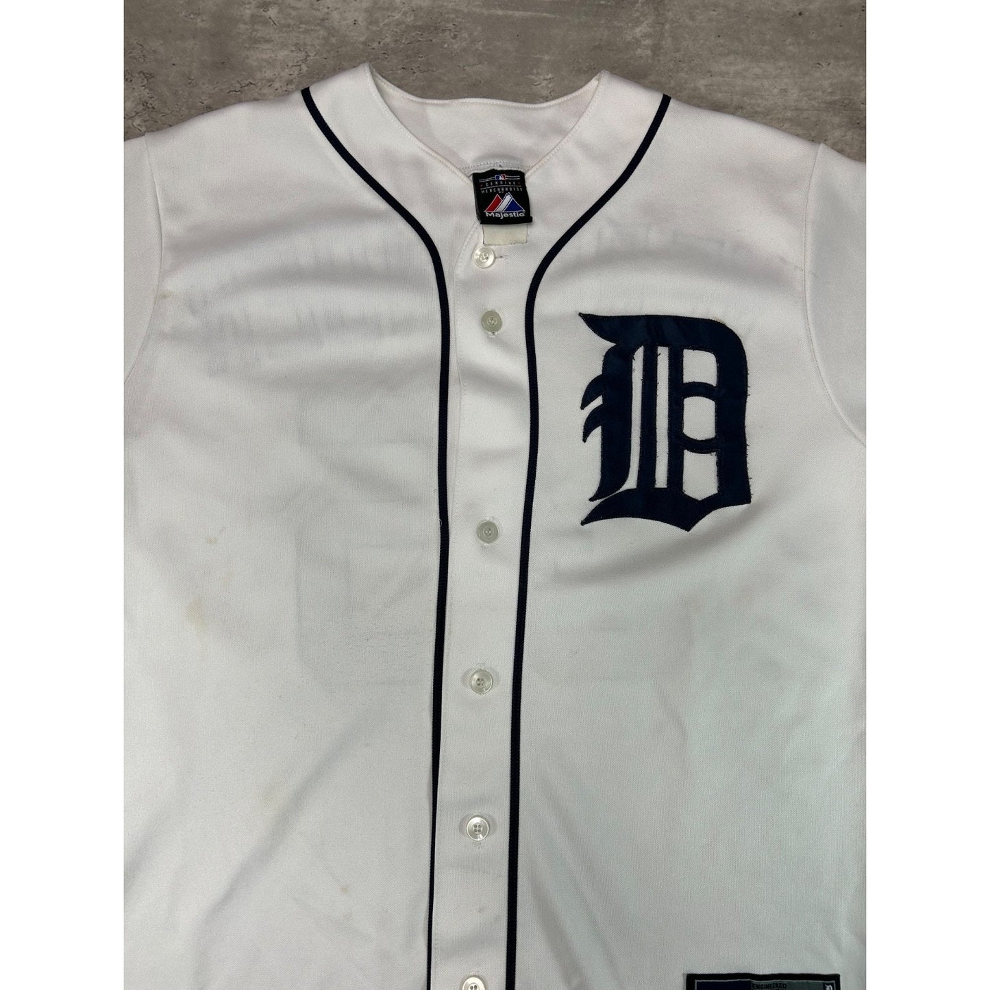 Vintage Justin Verlander #35 Detroit Tigers MLB Majestic Baseball Jersey Large
