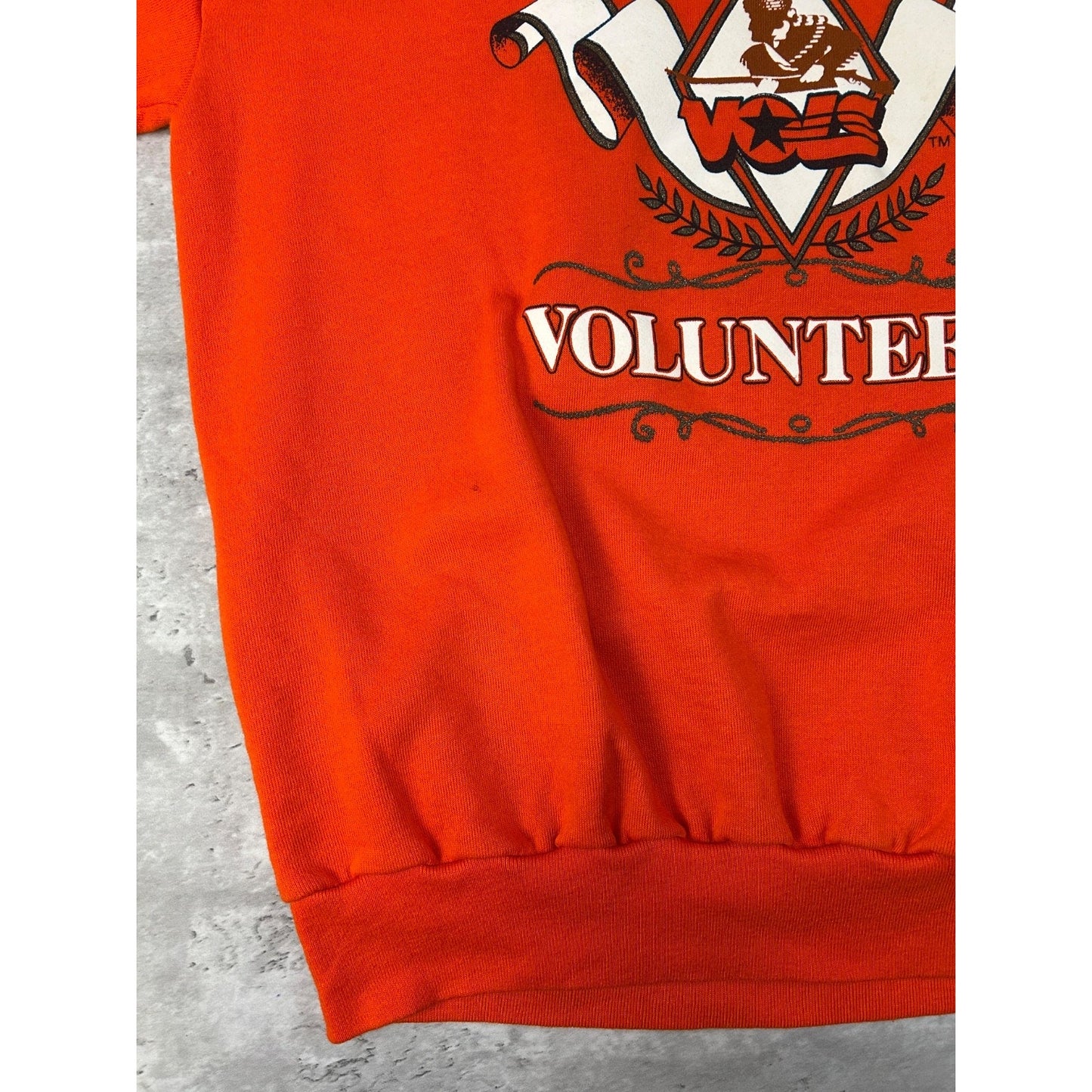 Vintage 90s Tennessee Volunteer NCAA Spellout Graphic Sweatshirt Size XL