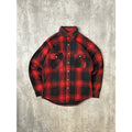 Vintage 90s Redhead Plaid Long Sleeve Double Pocket Button Up Shirt Size Large
