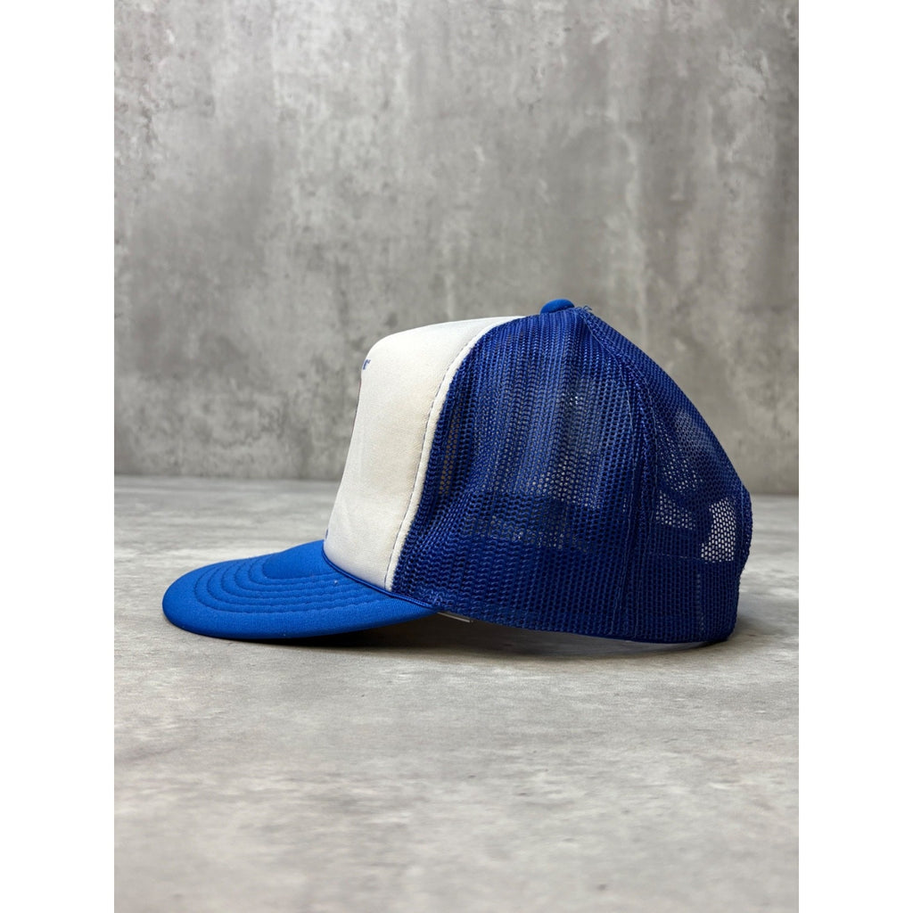 Vintage 90s Citizen Ship 001 Landed On My Property Trucker Snapback Hat OSFA