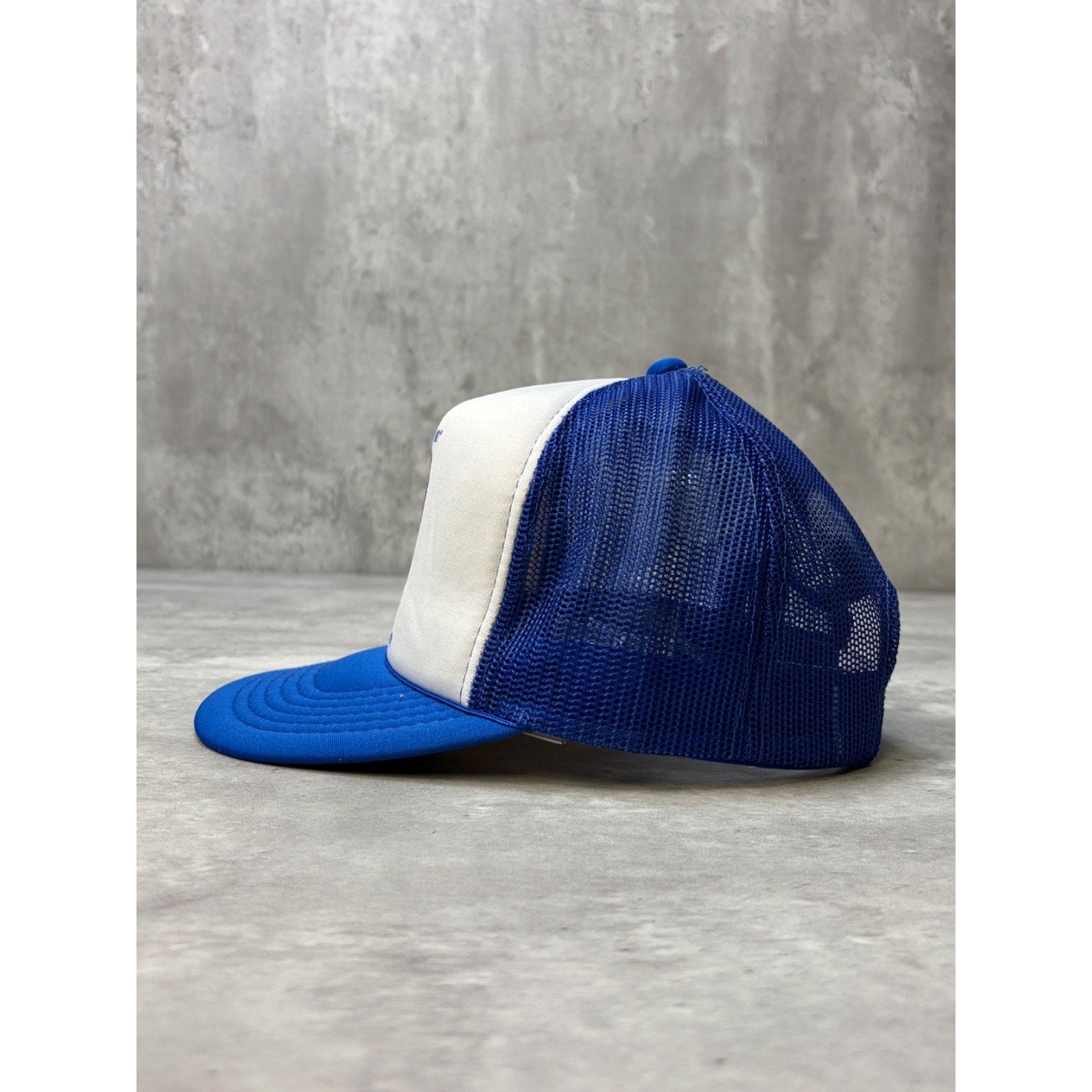 Vintage 90s Citizen Ship 001 Landed On My Property Trucker Snapback Hat OSFA