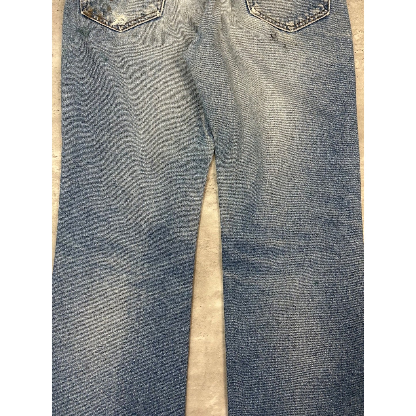 Vintage Levis 517 Red Tab Medium Wash Denim Pants Size 33 Blue