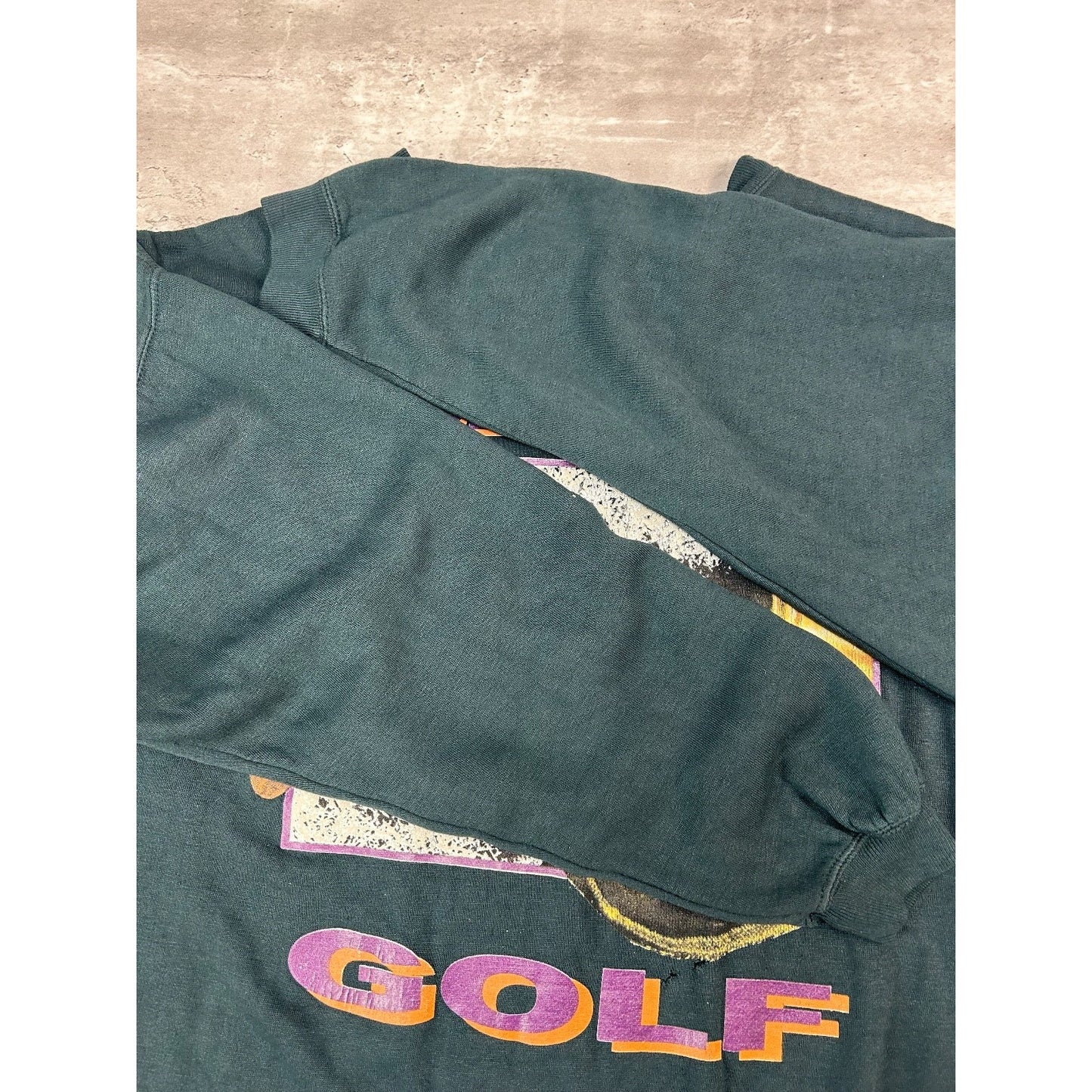 Vintage 90s Golf Tools Of The Trade Golf Club Spellout Graphic Sweatshirt Sz XL