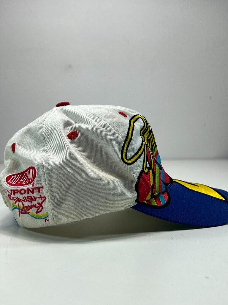 Vintage 90s Jeff Gordon #24 Nascar Embroidered Big Graphic Snapback Hat OSFA