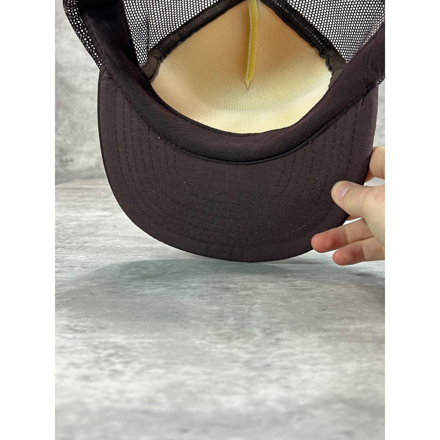 Vintage 80s Oklahoma Anthroplogical Society Spellout Trucker Snapback Hat OSFA