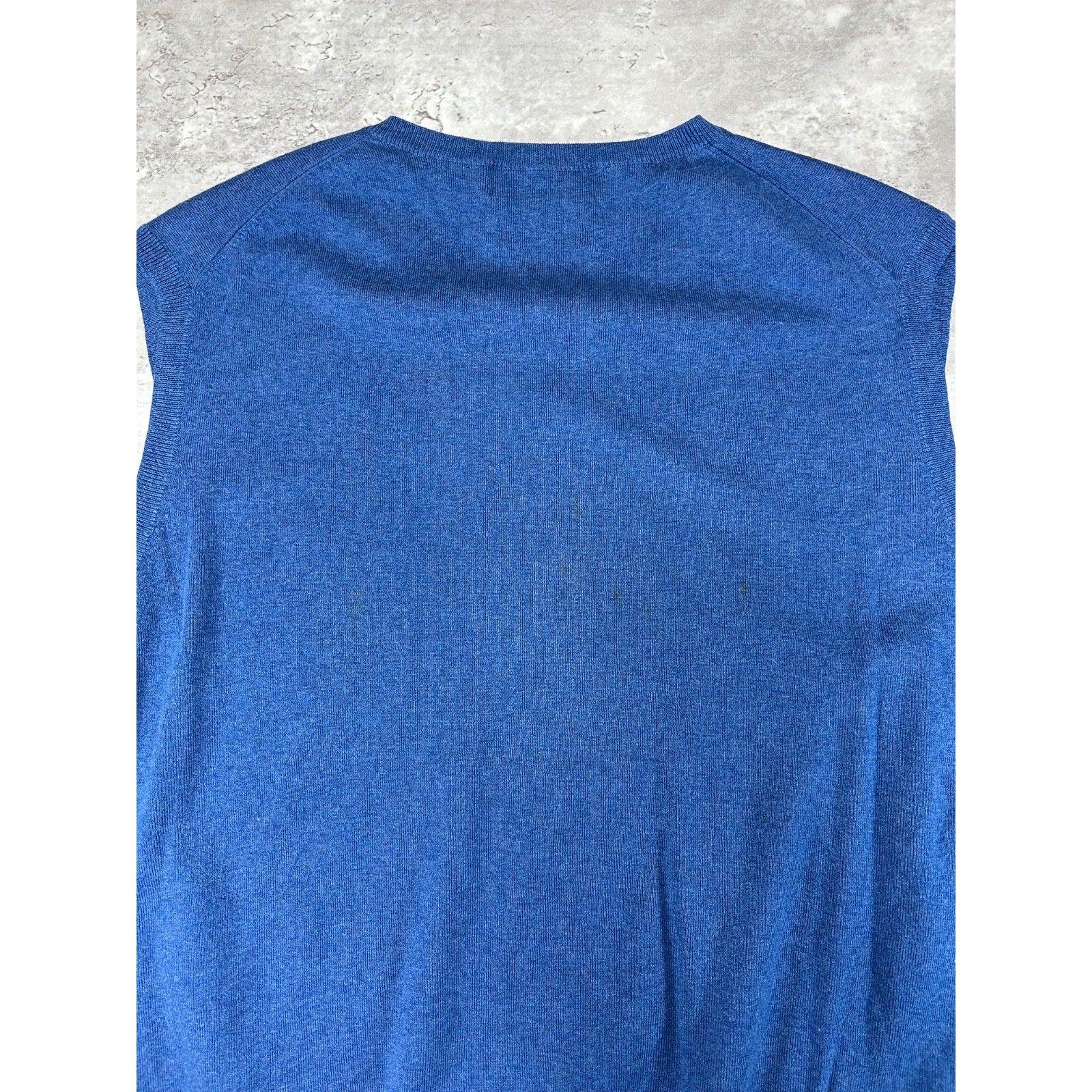 Vintage Polo Ralph Lauren Embroidered Pony Sweater Vest Size 2XL Blue